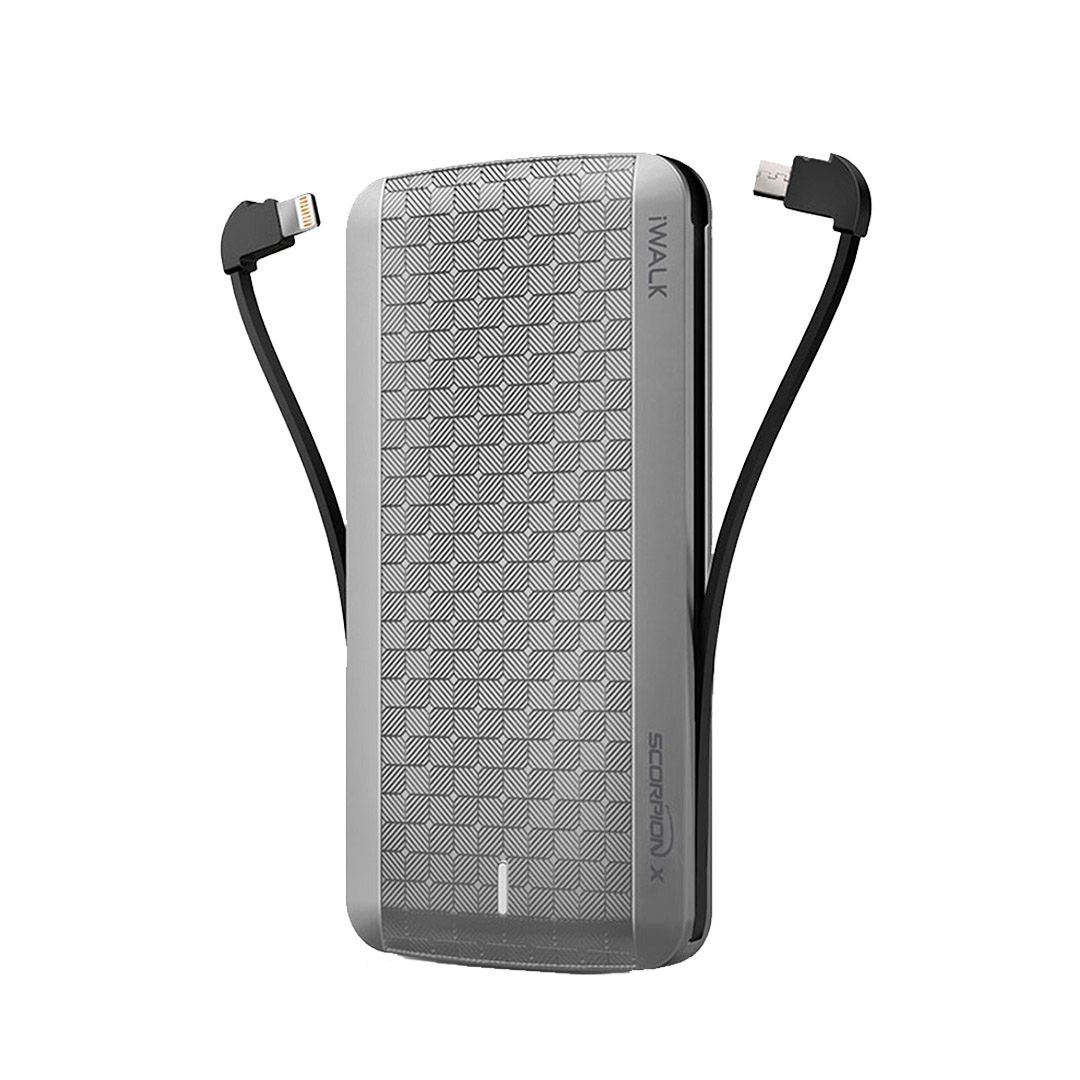 Портативное зарядное устройство iWalk UBT12000X, 12000mAh, 1 USB*5V 2.4A, серое / Портативные зарядные устройства