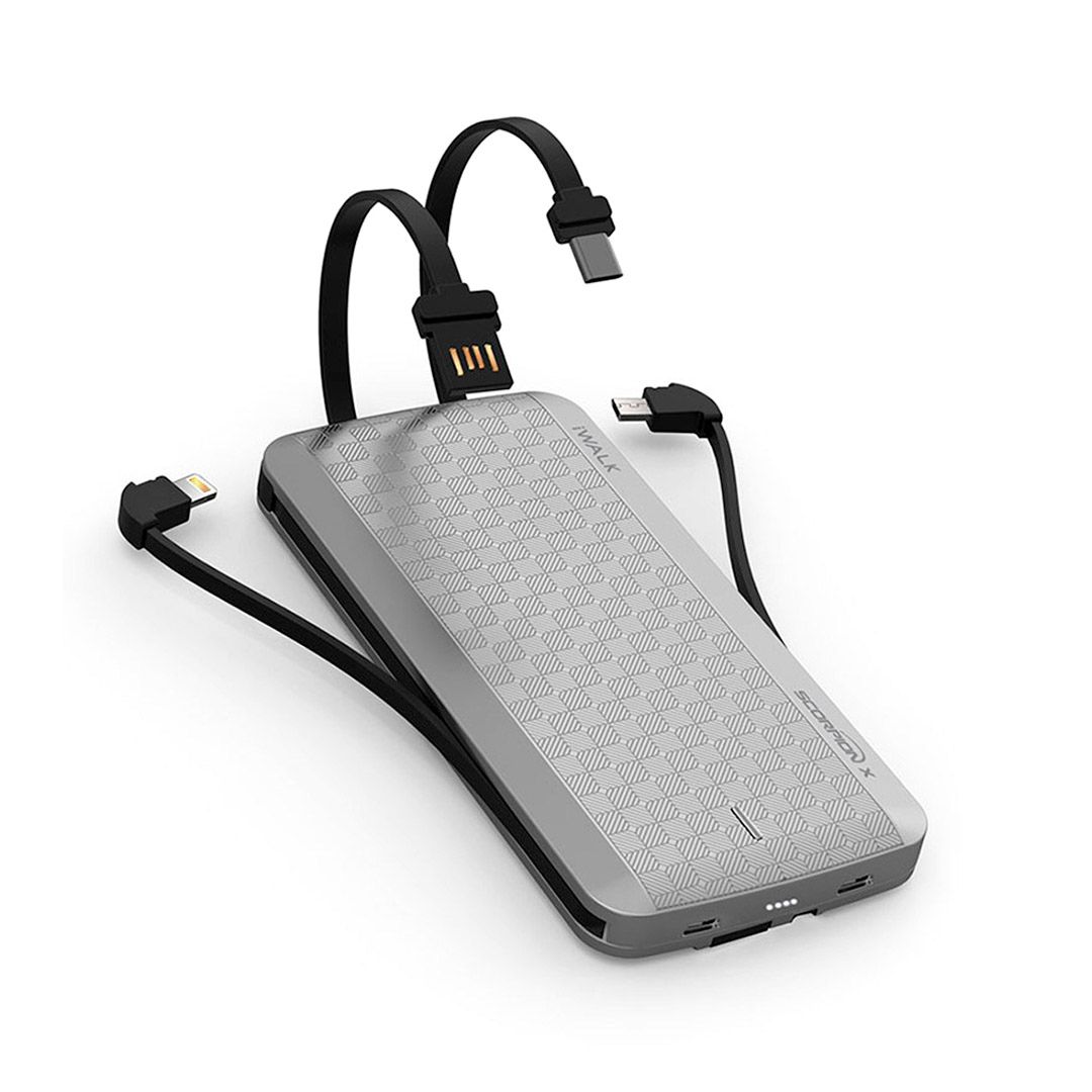 Портативное зарядное устройство iWalk UBT12000X, 12000mAh, 1 USB*5V 2.4A, серое / Портативные зарядные устройства №2