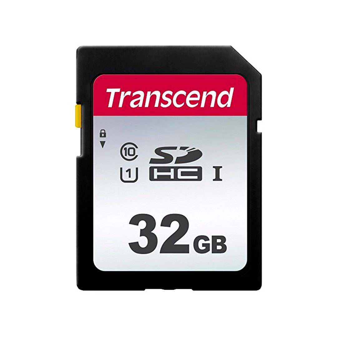 Карта памяти 32 Gb, Transcend, SDHC, 10 U1 класс скорости, без адаптера