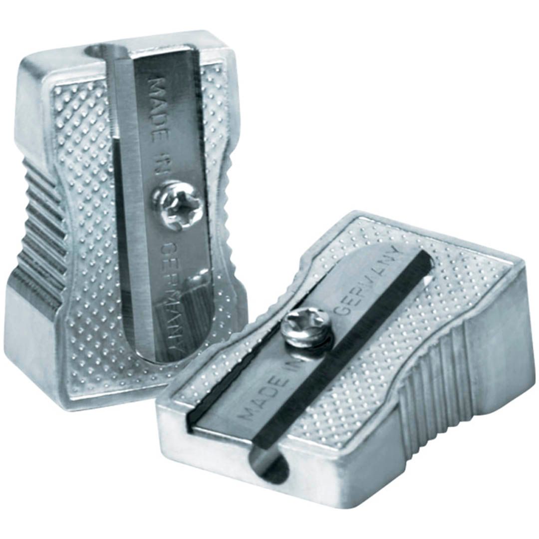 Ұштағыш Berlingo "Steel&Style", сына тәріздес, бір тесікті, күміс түсті, баға бір дана үшін / Ұштағыштар №2