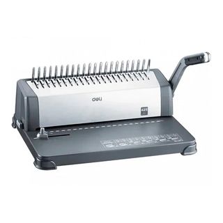 Түптеу машинасы Deli 3872, тесу қуаты 15 парақ, түптеу 425 параққа дейін, сұр / Түптегіш машиналар