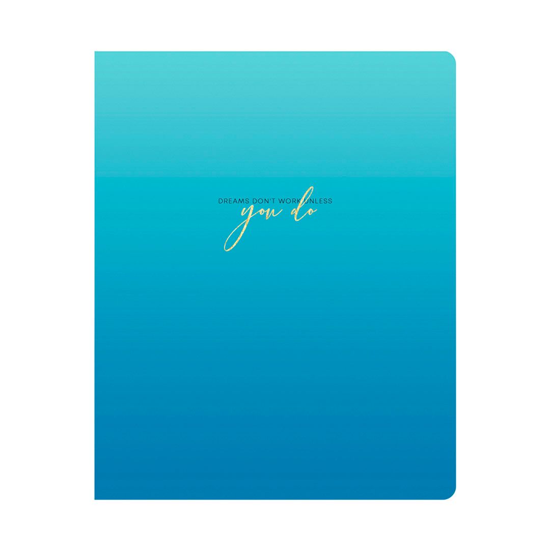 Тетрадь Greenwich Line "Sky color quotes", А5, 48 листов, в клетку, на скрепке / Тетради №5