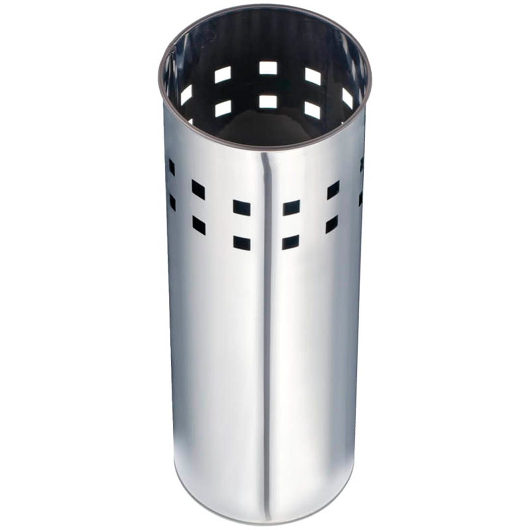 Ершик для туалета OfficeClean, с подставкой, 38*7,5*9,7 см, нержавеющая сталь, хром / Веники, щетки, совки №2