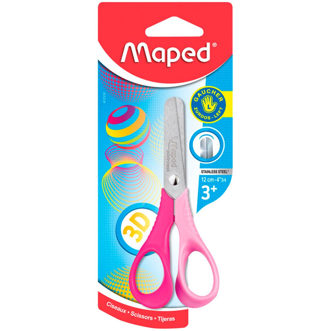 Ножницы детские Maped "Vivo", размер 12 см, для левшей, ассорти / Ножницы детские №2