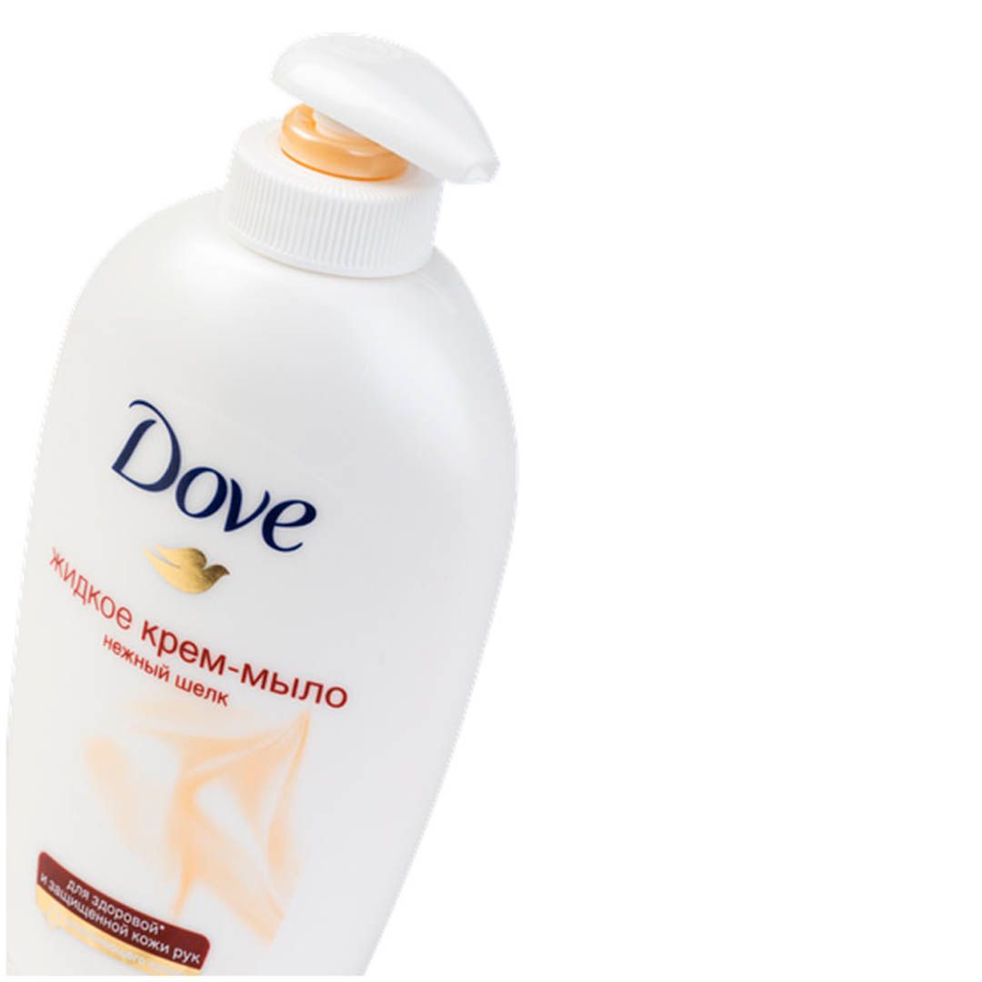 Жидкое крем-мыло Dove "Нежный шелк", с дозатором, 250 мл