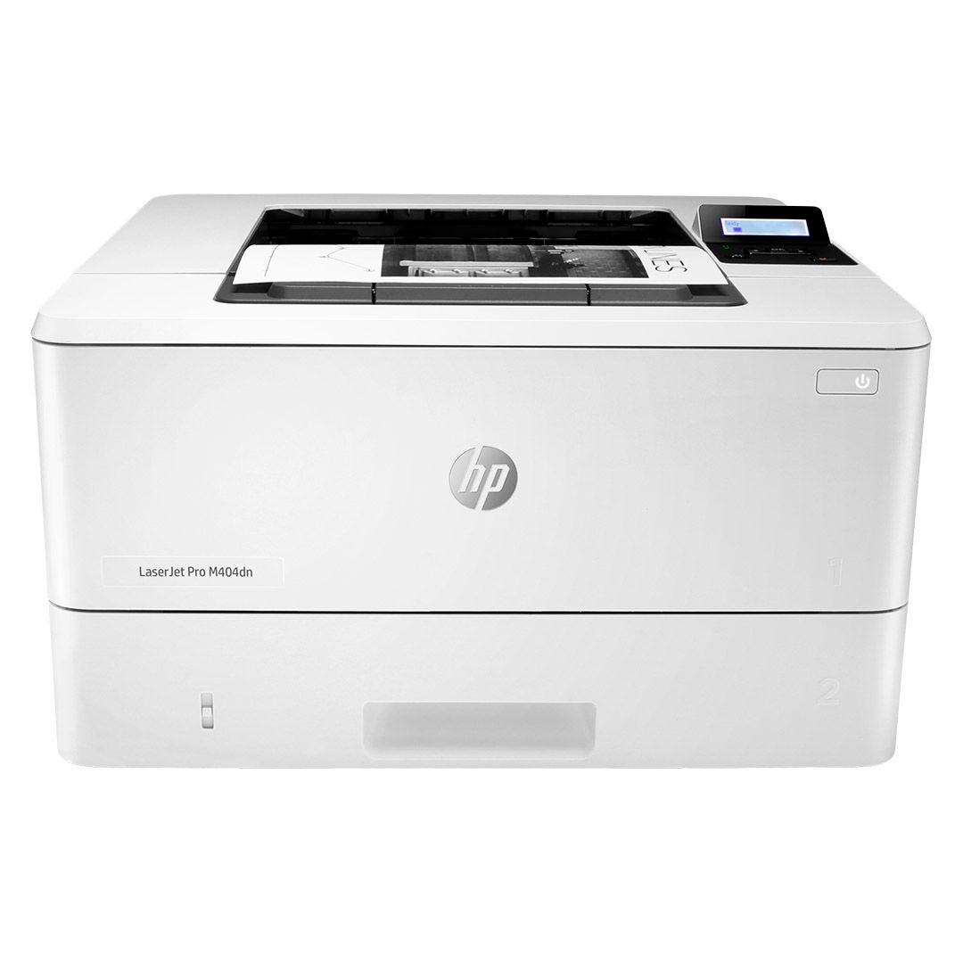 Принтер лазерный монохромный HP LaserJet Pro M404dn, A4, 38 стр/мин, 1200*1200 dpi, без USB / Лазерные монохромные
