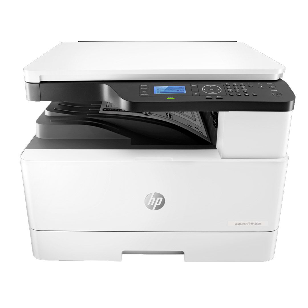 МФУ лазерное HP LaserJet M436dn (принтер, сканер, копирование), A3, 23 стр/мин, USB 2.0 / Лазерные монохромные