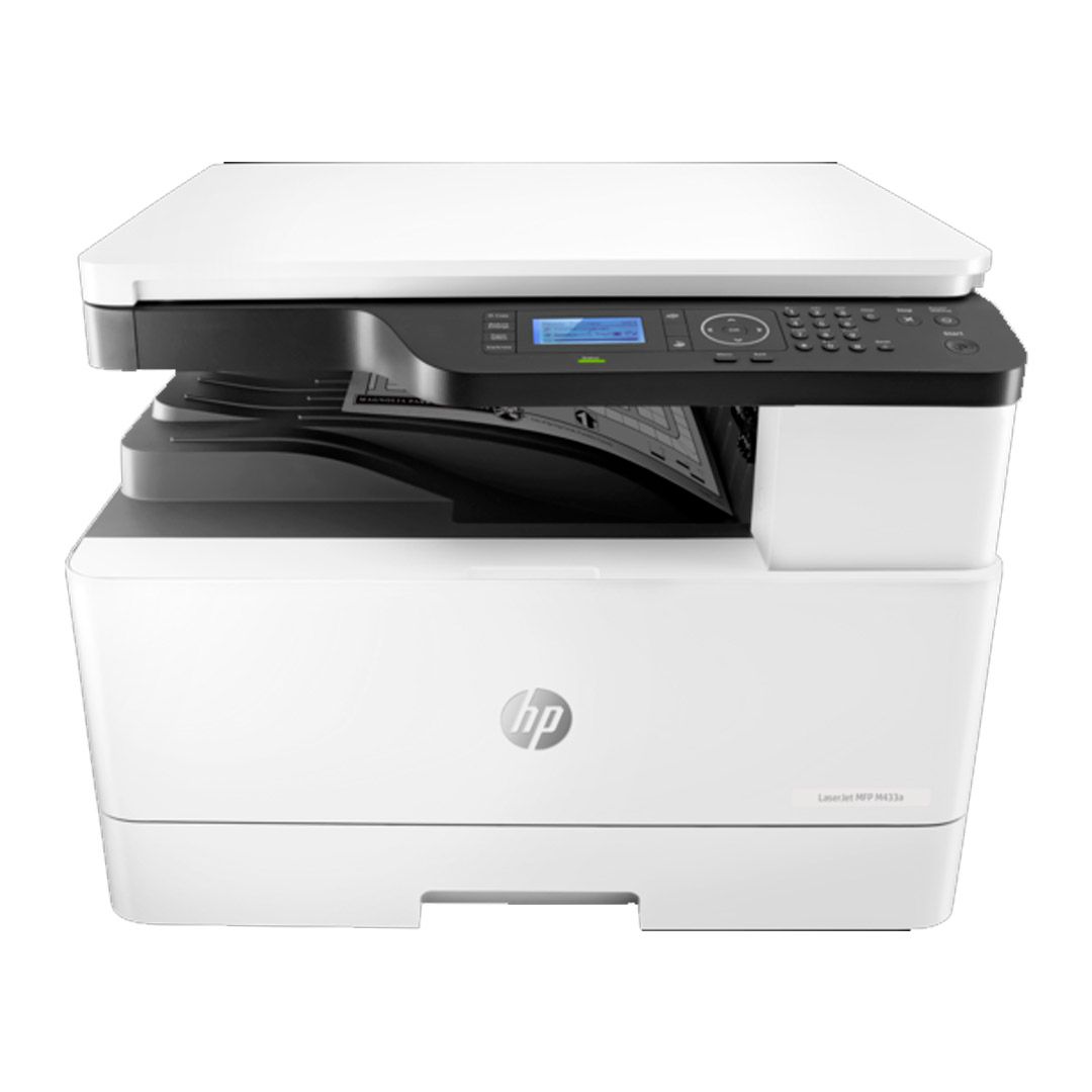 МФУ лазерное HP LaserJet M433a (принтер, сканер, копирование), A3, 20 стр/мин, USB 2.0, без АПД / Лазерные монохромные oe.kz МФУ лазерное HP LaserJet M433a (принтер, сканер, копирование), A3, 20 стр/мин, USB 2.0, без АПД / Лазерные монохромные