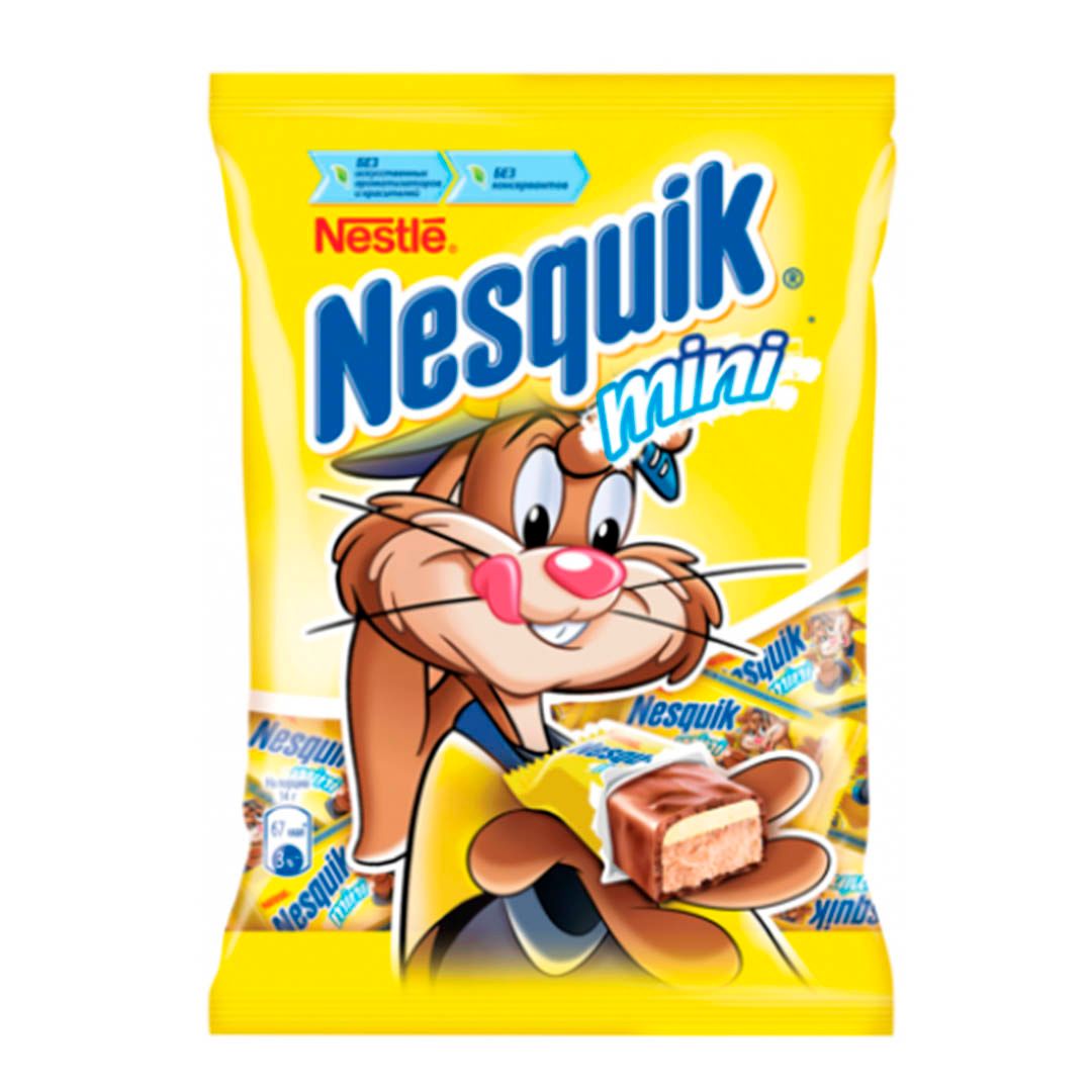 Шоколадные батончики Nesquik mini, 171 гр / Шоколад