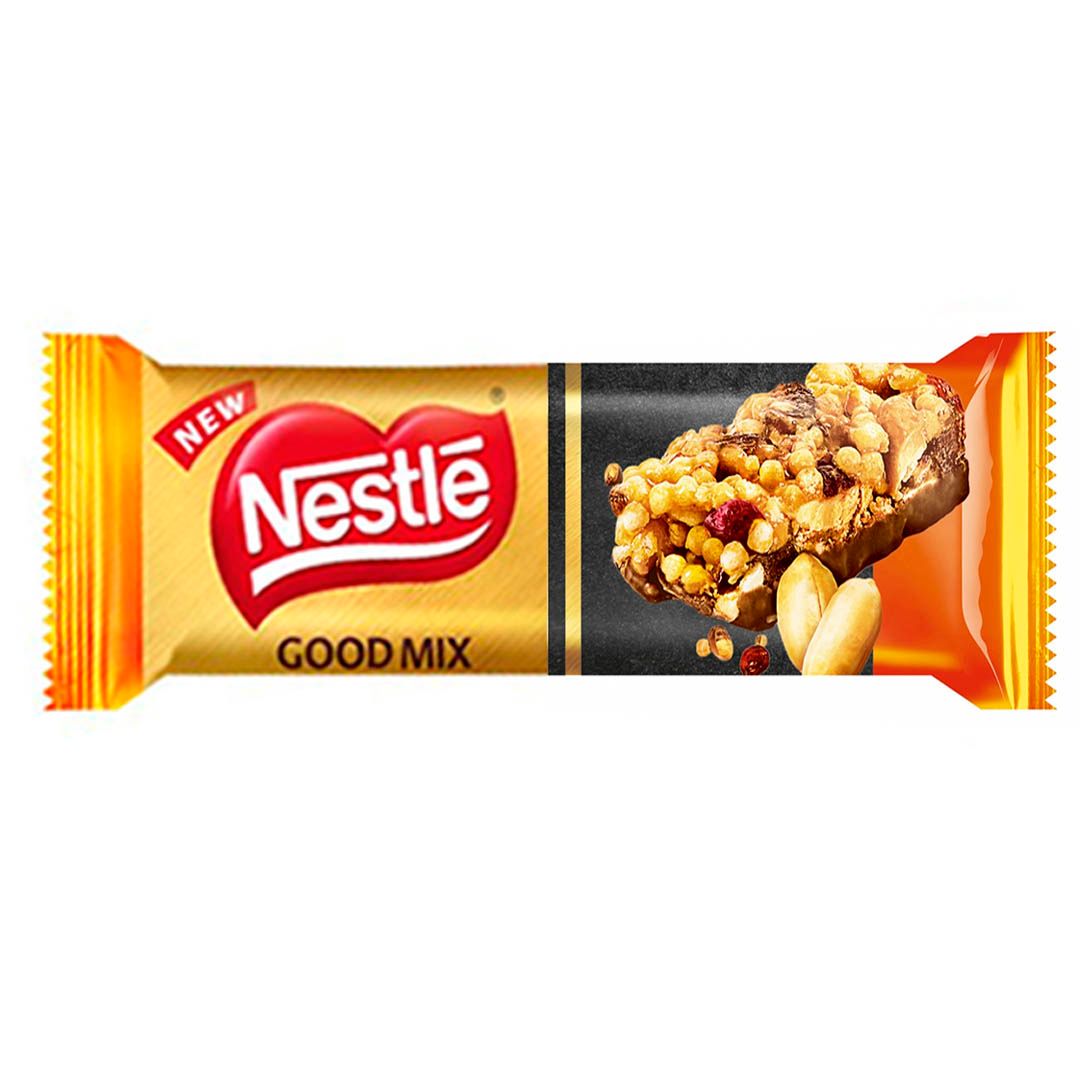 Шоколадный батончик Nestle "Good Mix", солнечный арахис, 33 гр / Шоколад oe.kz Шоколадный батончик Nestle "Good Mix", солнечный арахис, 33 гр / Шоколад