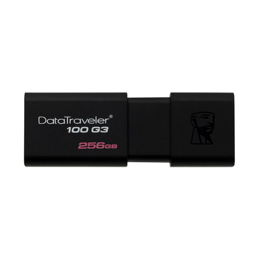 USB-флешка 256 Gb, Kingston "Data Traveler DT100G3", USB 3.0, черная