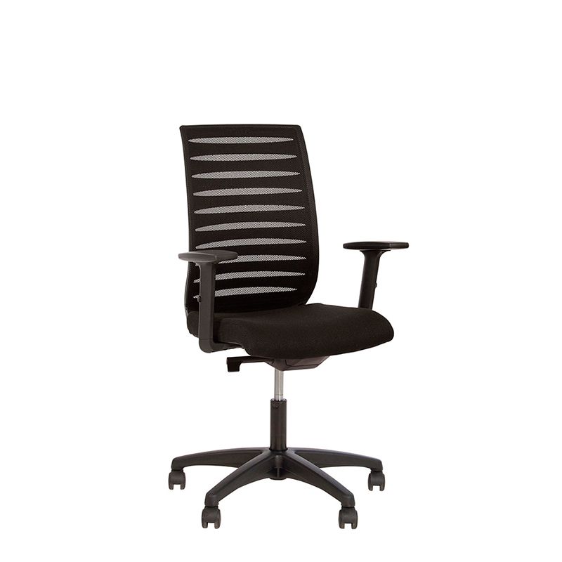 Кресло для персонала XEON R OH/5 ZT-25, ткань, черное / Кресла для персонала