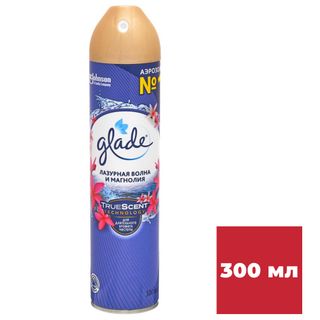 Ауа тазартқыш Glade "Көкшіл толқын және магнолия", 300 мл. / Ауа сергіткіштер