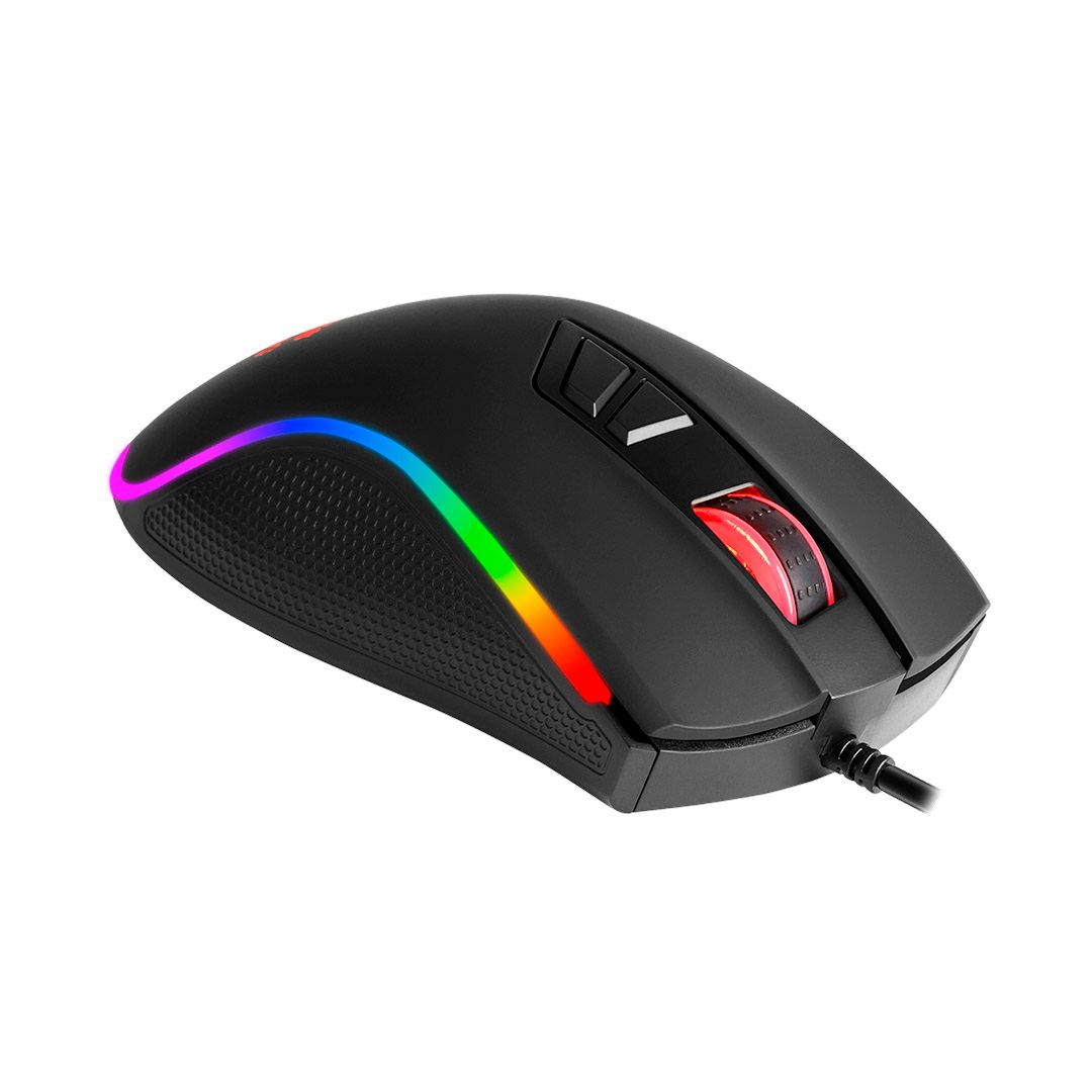Мышь проводная оптическая Mars Gaming MM218, USB, 7 кнопок, 10000 dpi, игровая, черная / Мыши проводные №2