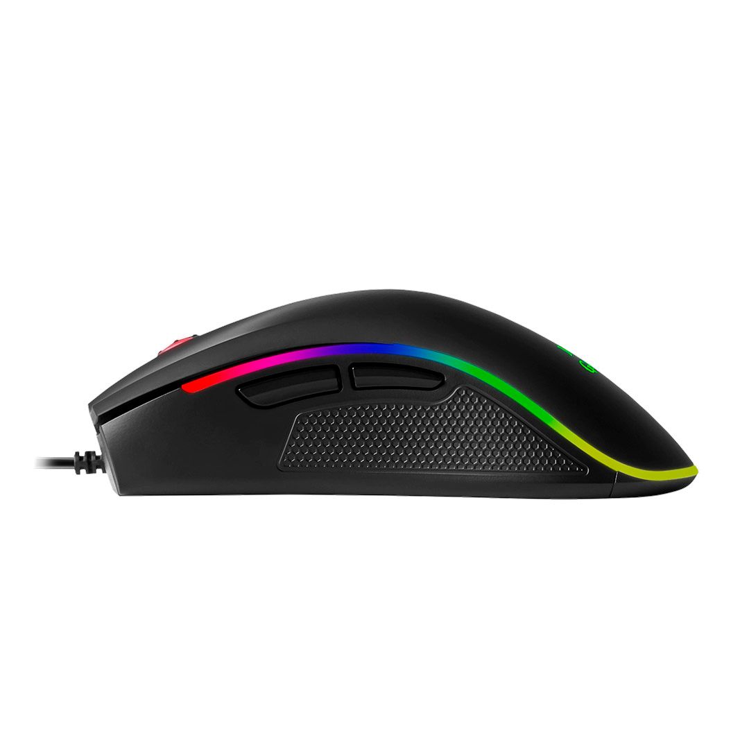 Мышь проводная оптическая Mars Gaming MM218, USB, 7 кнопок, 10000 dpi, игровая, черная / Мыши проводные №3