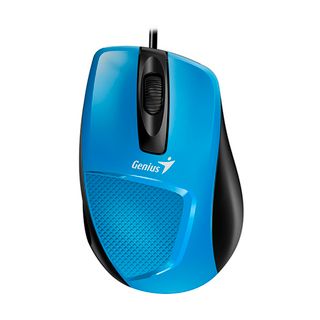 Мышь проводная оптическая Genius DX-150X, USB, 3 кнопки, 1000 dpi, голубая / Мыши проводные