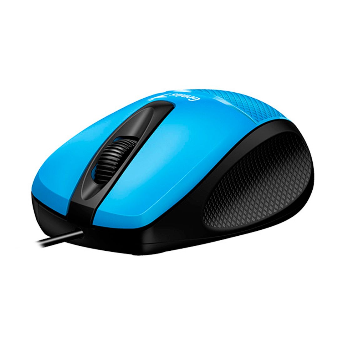 Мышь проводная оптическая Genius DX-150X, USB, 3 кнопки, 1000 dpi, голубая / Мыши проводные №2