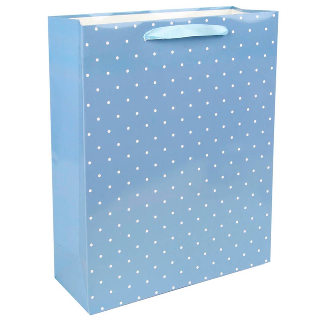 Пакет подарочный Veld-co "В синих тонах", размер 26*32*10 см, ламинированный / Упаковка подарков