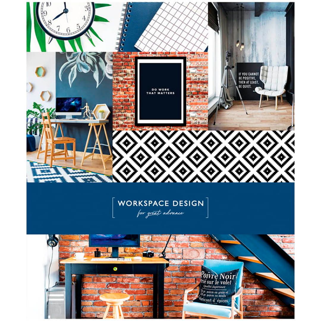 Тетрадь ArtSpace "Офис. Workspace design" А5, 48 листов, в линейку, на скрепке / Тетради №4