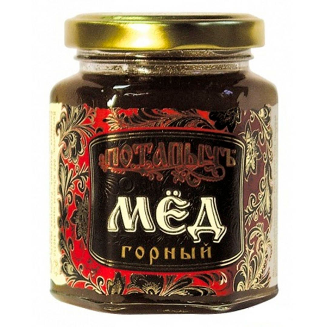 Мёд натуральный ПОТАПЫЧЪ, горный, 250 гр / Сахар