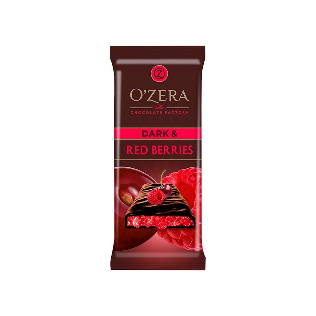 Шоколадный батончик O`Zera "Dark Red Berries", 40 гр / Шоколад oe.kz Шоколадный батончик O`Zera "Dark Red Berries", 40 гр / Шоколад