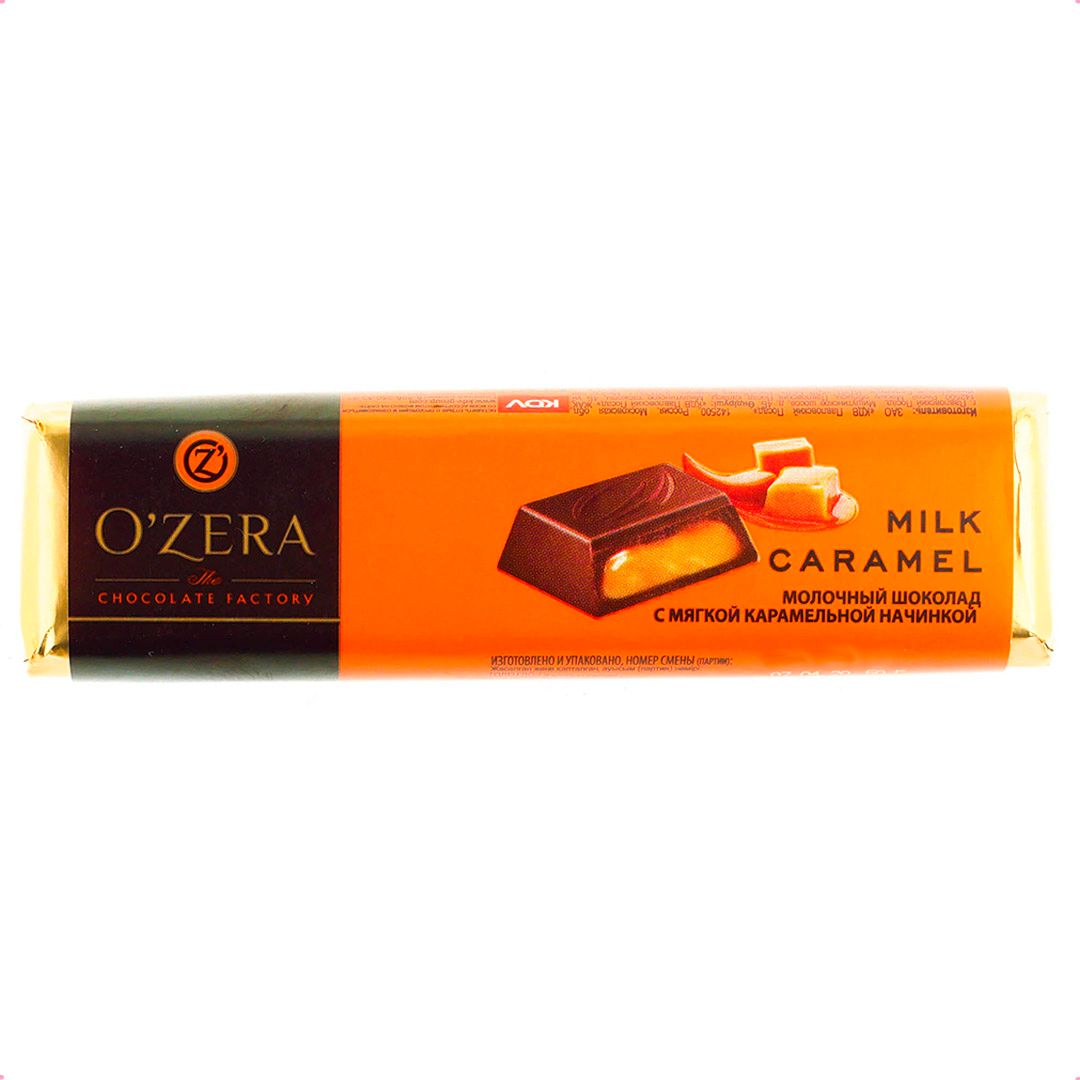 Шоколадный батончик O`Zera "Milk Caramel", 50 гр / Шоколад