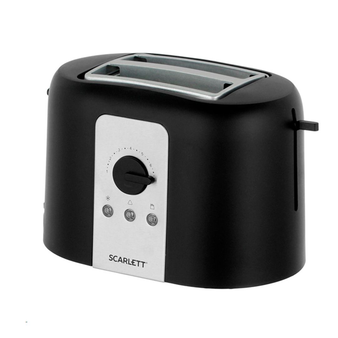 Тостер Scarlett SC-TM11016, 800 Вт, черный / Прочая кухонная техника