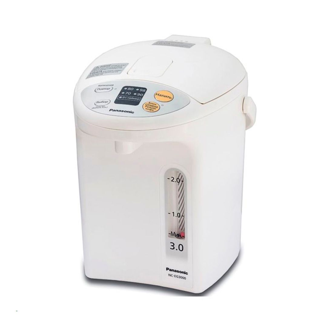 Термопот Panasonic NC-EG3000WTS, пластик, 3 литра, 700 Вт, белый / Термопоты	