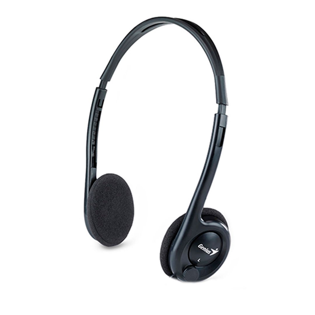 Гарнитура Genius HS-M200C, SINGLE, 12-28000 Гц, 32 Ом, 105 дБ, mini jack 3.5 mm, черная / Гарнитуры