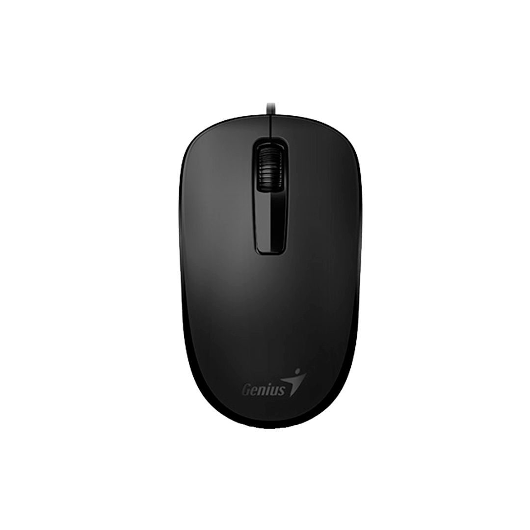 Проводной набор Genius SLIMSTAR C130, клавиатура и мышь, USB, черный / Комплекты клавиатура+мышь №3