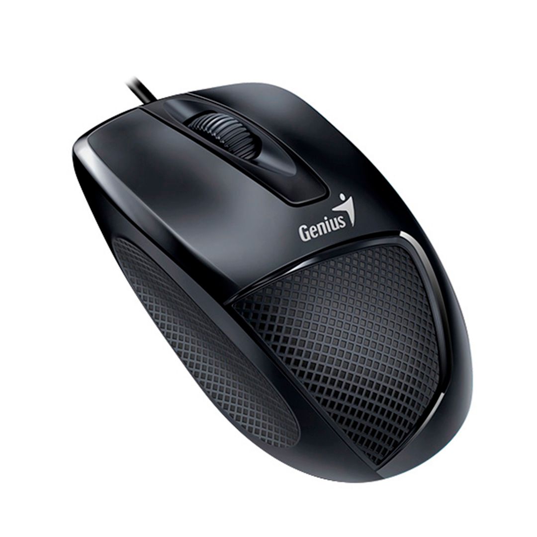 Мышь проводная оптическая Genius DX-150X, USB, 3 кнопки, 1000 dpi, черная / Мыши проводные №3