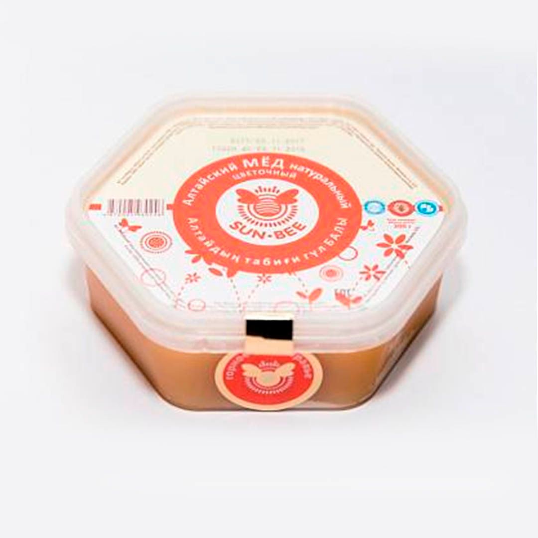 Мёд Sun Bee "Алтайский", натуральный, 300 гр / Сахар oe.kz Мёд Sun Bee "Алтайский", натуральный, 300 гр / Сахар