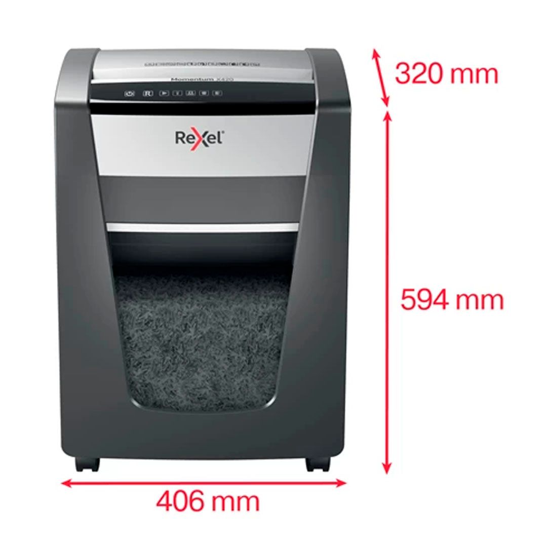 Уничтожитель документов SHRo Rexel Momentum X420, ("4" уровень секретности) 30 литров, 20 листов / Уничтожители документов №3