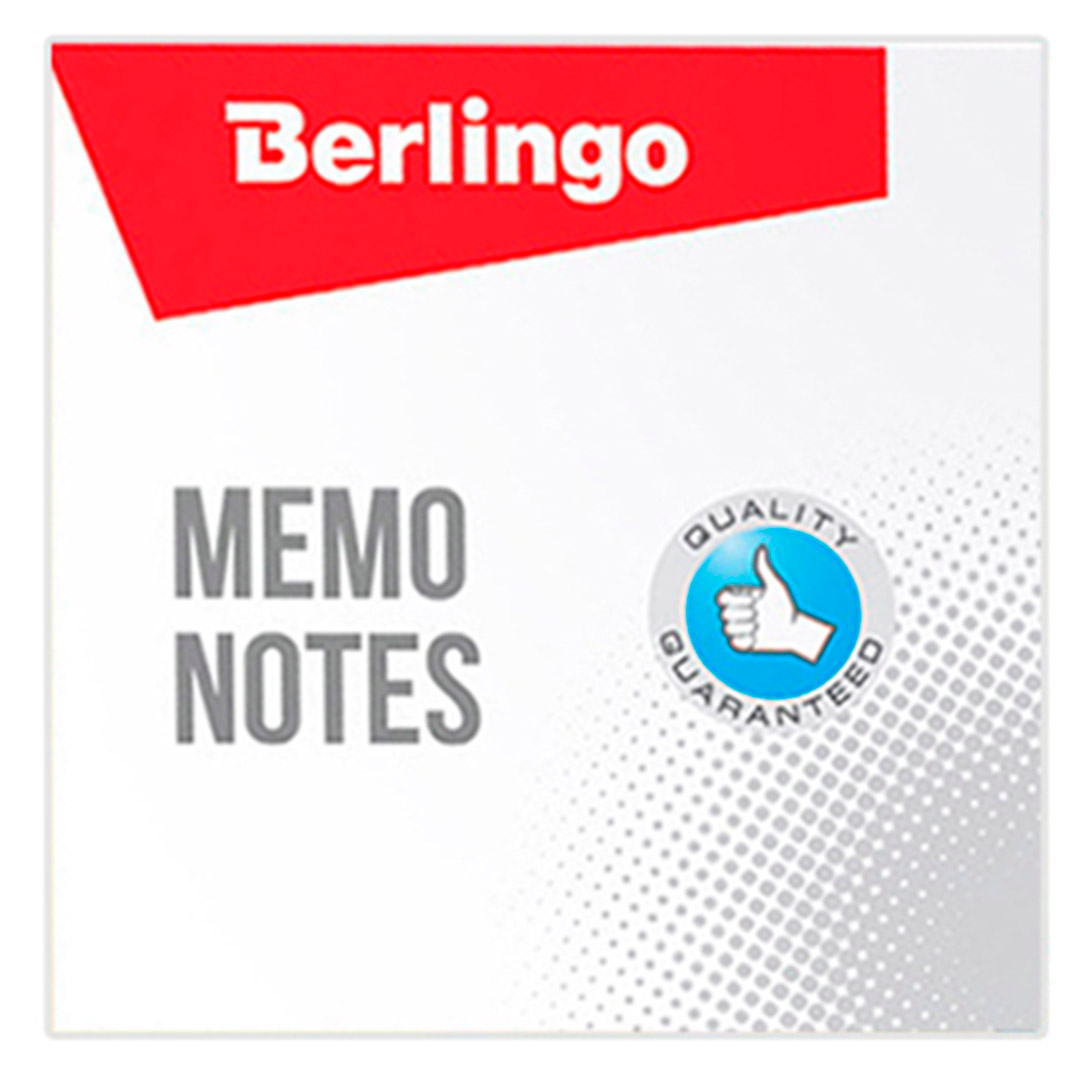 Блок для записей Berlingo "Premium", сменный, размер 90*90*45 мм, белый / Блоки для записей №3