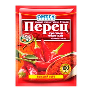 Перец молотый, красный, 100 гр / Соль, специи, пряности