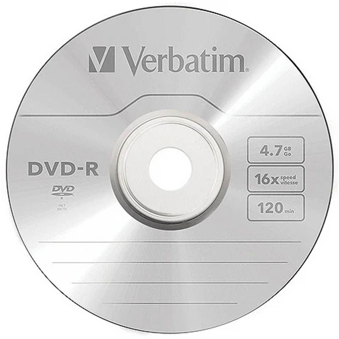 Диск DVD-R Verbatim, 4,7 Gb, 16х, 50 шт/упак