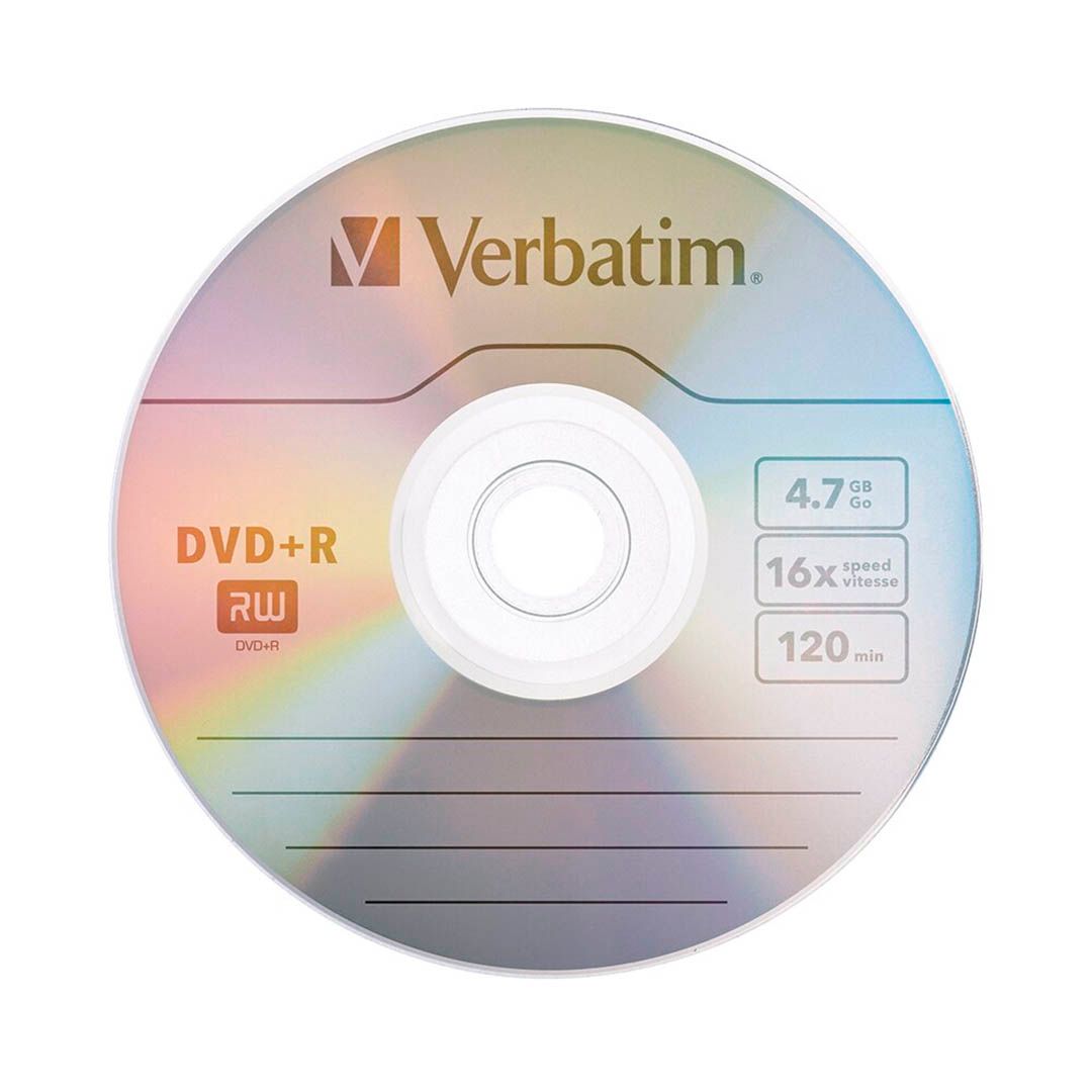 Диск DVD+R Verbatim, 4,7 Gb, 16х, 50 дана/қапт