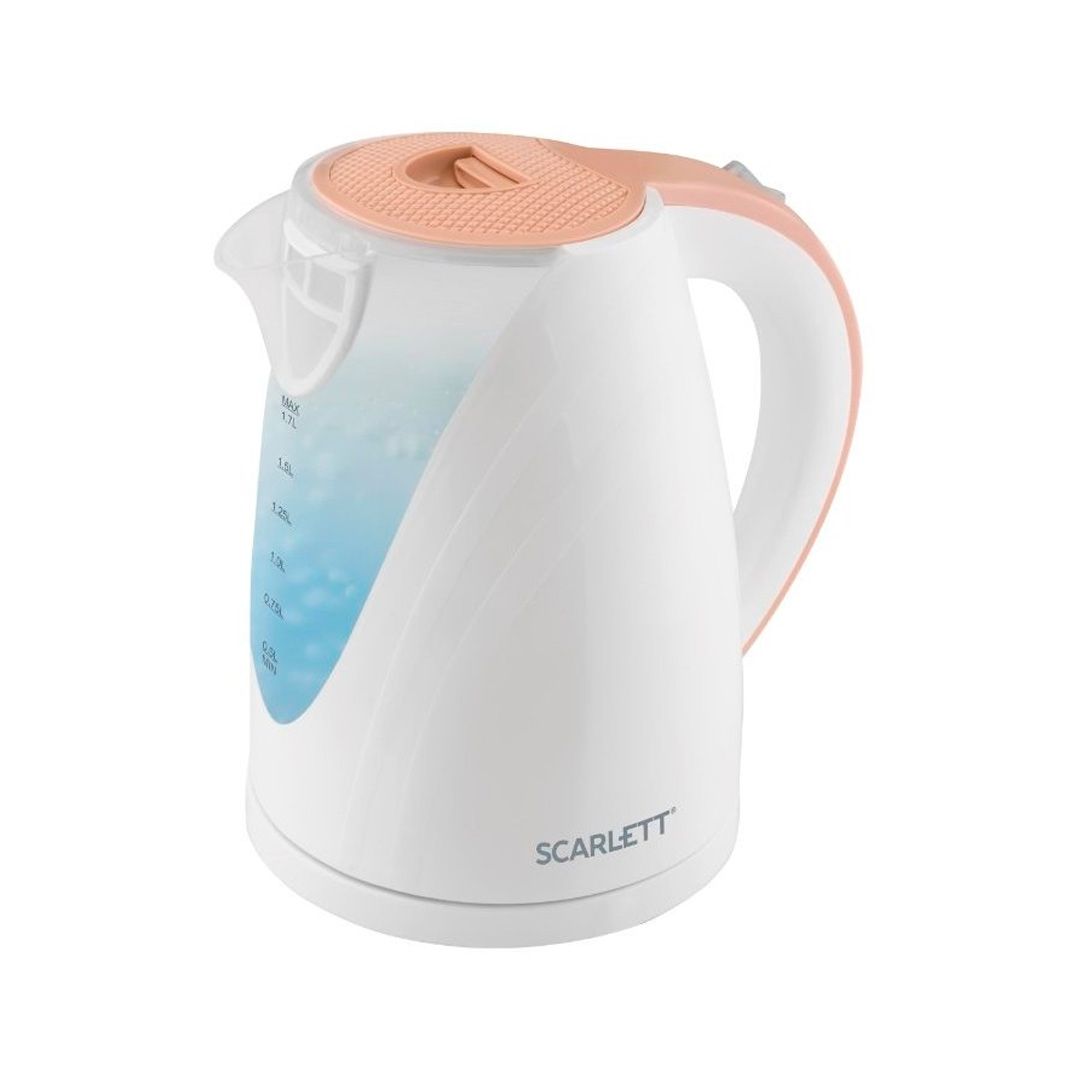 Электрический чайник Scarlett SC-EK18P43, 1,7 л, бело-бежевый / Чайники	