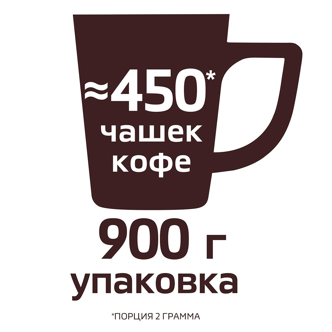 Кофе растворимый Nescafe Gold, 900 гр, вакуумная упаковка / Кофе растворимый №6