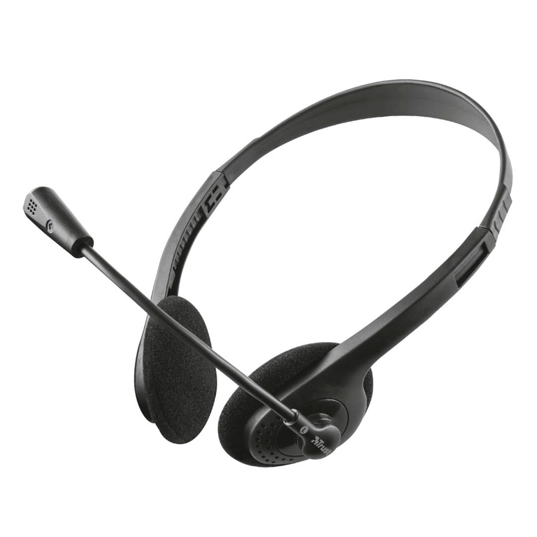 Гарнитура Trust Primo Chat Headset, диапазон частот 70-20000 Гц, черная / Гарнитуры №5
