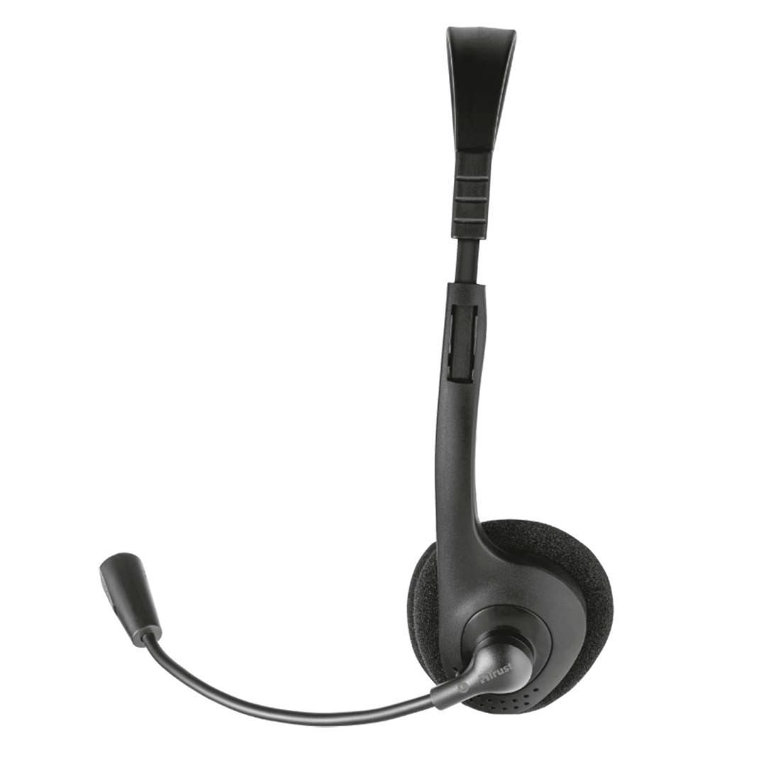 Гарнитура Trust Primo Chat Headset, диапазон частот 70-20000 Гц, черная / Гарнитуры №3