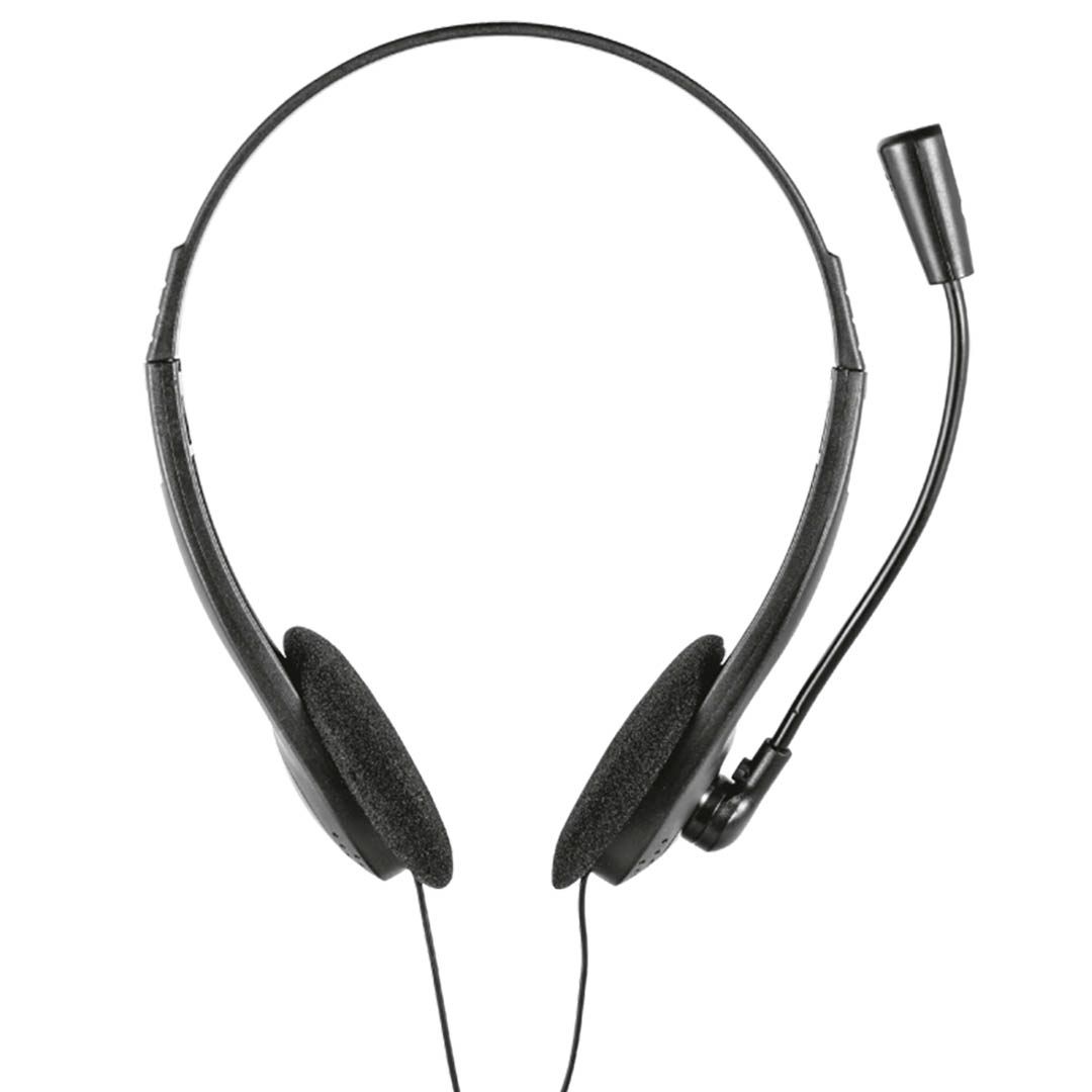 Гарнитура Trust Primo Chat Headset, диапазон частот 70-20000 Гц, черная / Гарнитуры №8