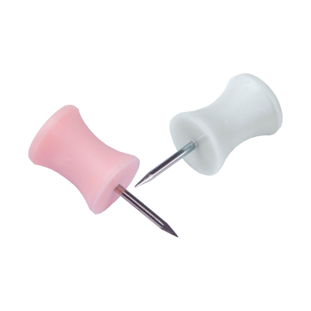 Күштік батырмалар Berlingo, пластик, ассорти, 30 дана/қапт / Тығын тақтаға арналған батырмалар, түйреуіштер №2