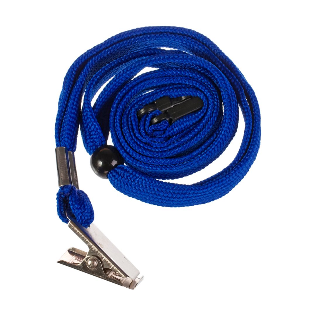 Бейдж вертикальный OfficeSpace, 63*105 мм, с клипсой на синем шнурке / Бейджи №2 oe.kz Бейдж вертикальный OfficeSpace, 63*105 мм, с клипсой на синем шнурке / Бейджи №2