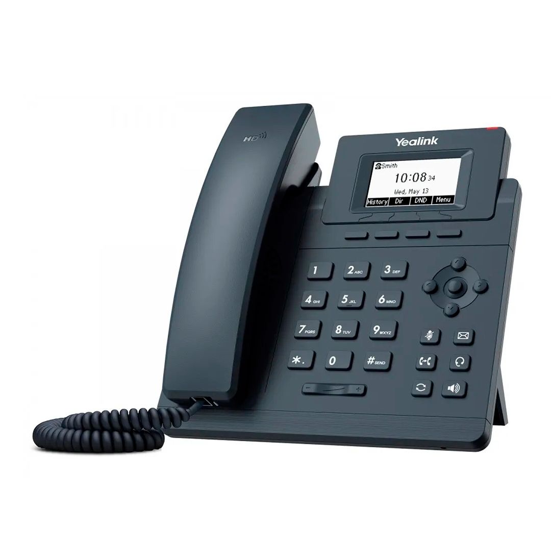 Телефон проводной Yealink SIP-T30, серый / null