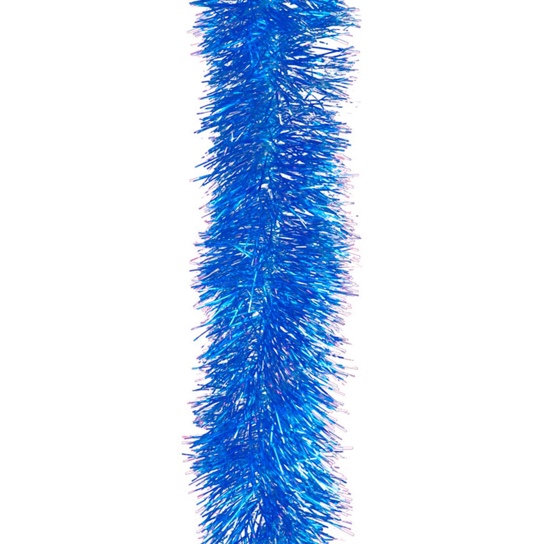 Мишура "Норка 3", 2 м, 100 мм, синий/серебристый / Елочные украшения oe.kz Мишура "Норка 3", 2 м, 100 мм, синий/серебристый / Елочные украшения