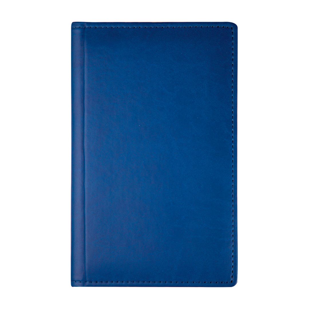 Визитница 3-х рядная OfficeSpace "Winner" на 72 визиток, 125*201 мм, кожзам, синяя / Визитницы настольные