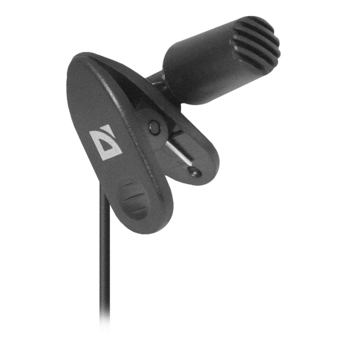 Микрофон компьютерный Defender MIC-109, на прищепке, 1,8 м, черный / Веб-камеры oe.kz Микрофон компьютерный Defender MIC-109, на прищепке, 1,8 м, черный / Веб-камеры