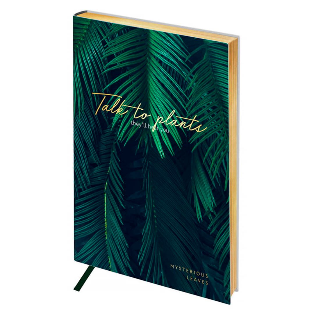 Ежедневник недатированный Greenwich Line "Vision. Palm leaves", A5, 136 л., тиснение фольгой / Ежедневники недатированные №2