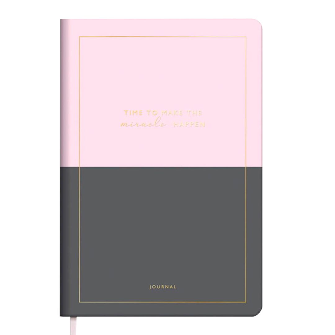 Ежедневник недатированный Greenwich Line "Ashes pink. Double", A5, 136 л., тиснение фольгой / Ежедневники недатированные